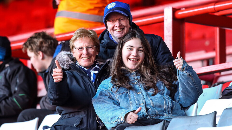 Posh Fans at Charlton Athletic