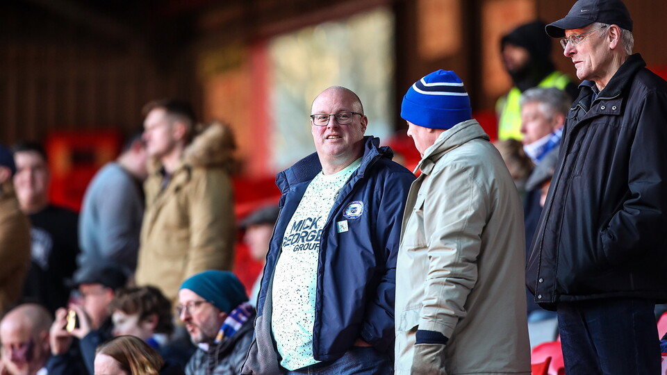 Posh Fans at Charlton Athletic