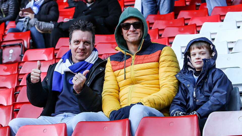 Posh Fans at Charlton Athletic