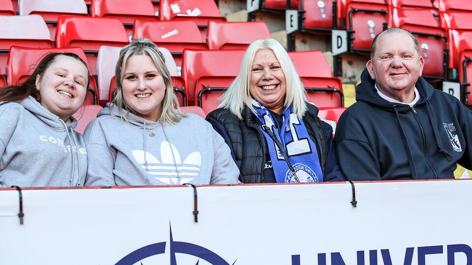 Posh Fans at Charlton Athletic