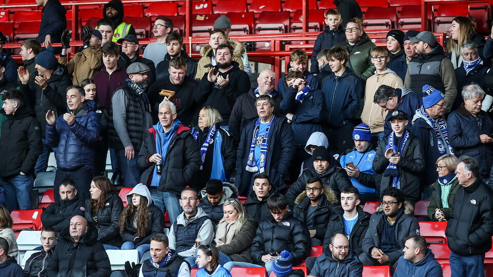 Posh Fans at Charlton Athletic