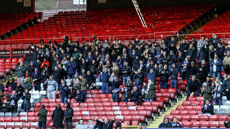 Posh Fans at Charlton Athletic