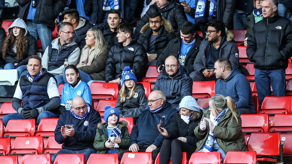 Posh Fans at Charlton Athletic