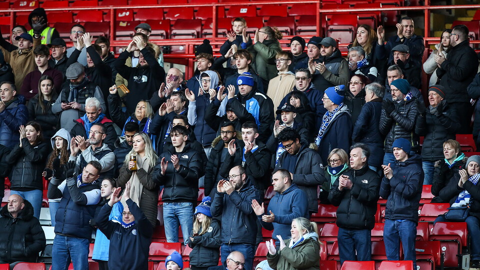 Posh Fans at Charlton Athletic
