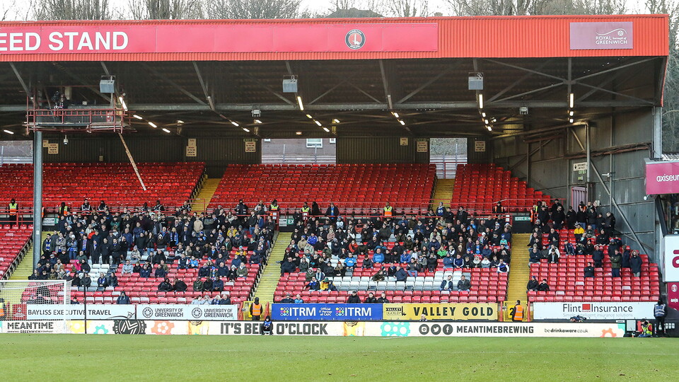 Posh Fans at Charlton Athletic