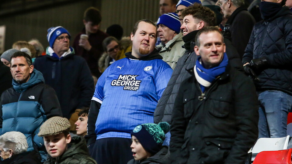 Posh Fans at Charlton Athletic