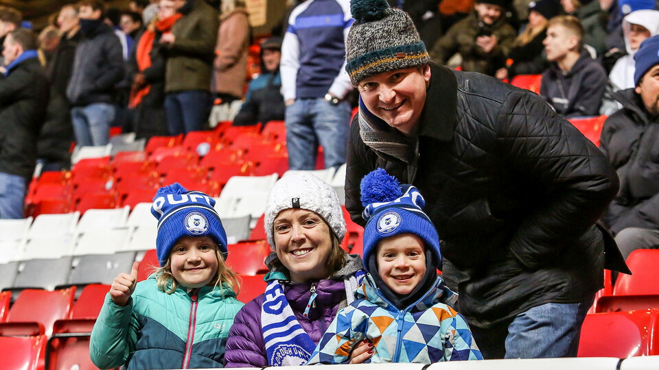 Posh Fans at Charlton Athletic