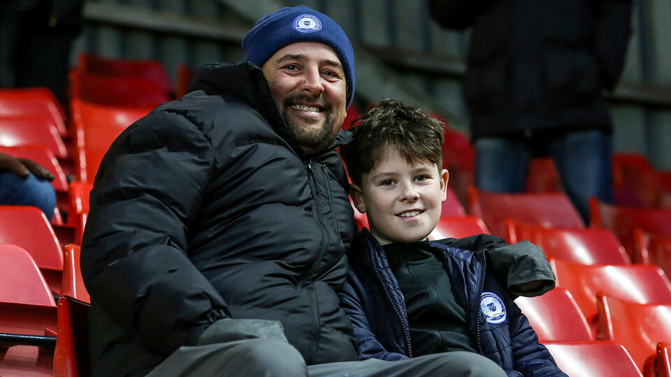 Posh Fans at Charlton Athletic