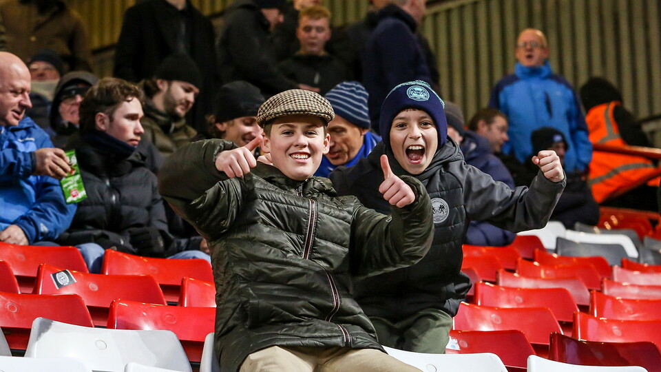 Posh Fans at Charlton Athletic
