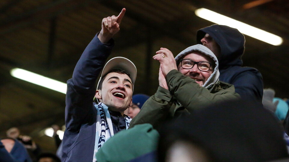 Posh Fans at Charlton Athletic