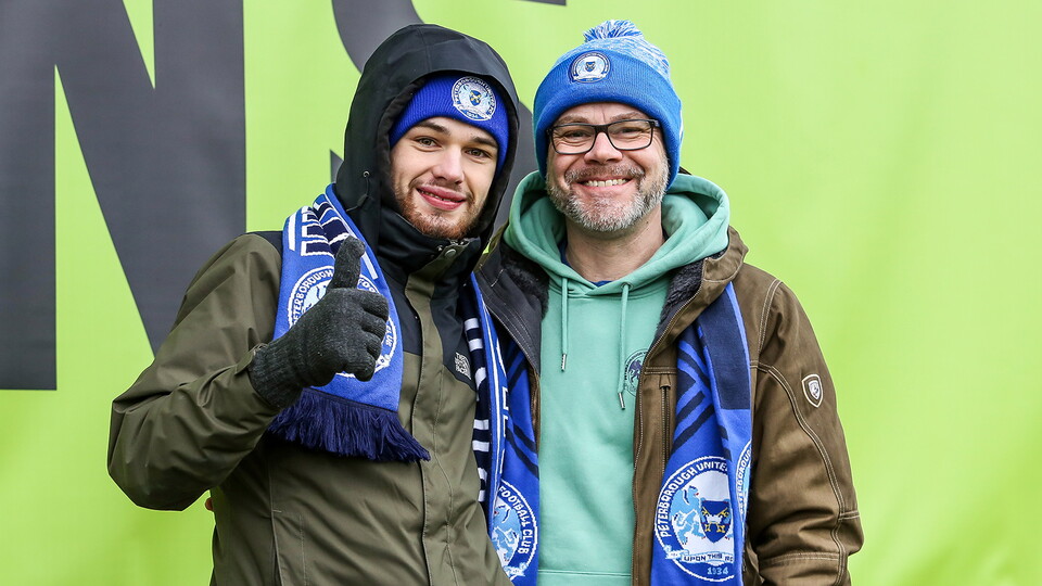 Posh Fans at Forest Green Rovers