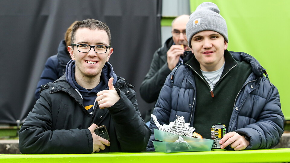 Posh Fans at Forest Green Rovers