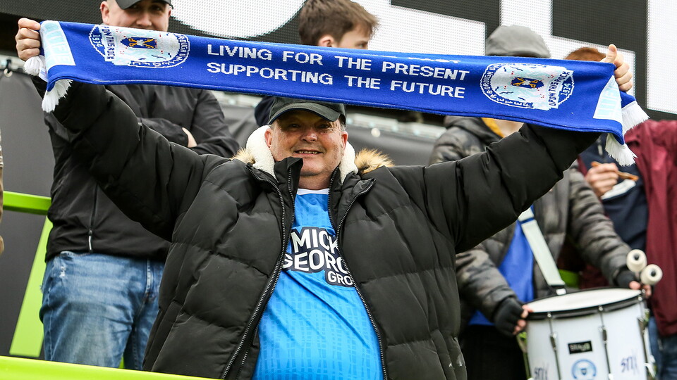 Posh Fans at Forest Green Rovers