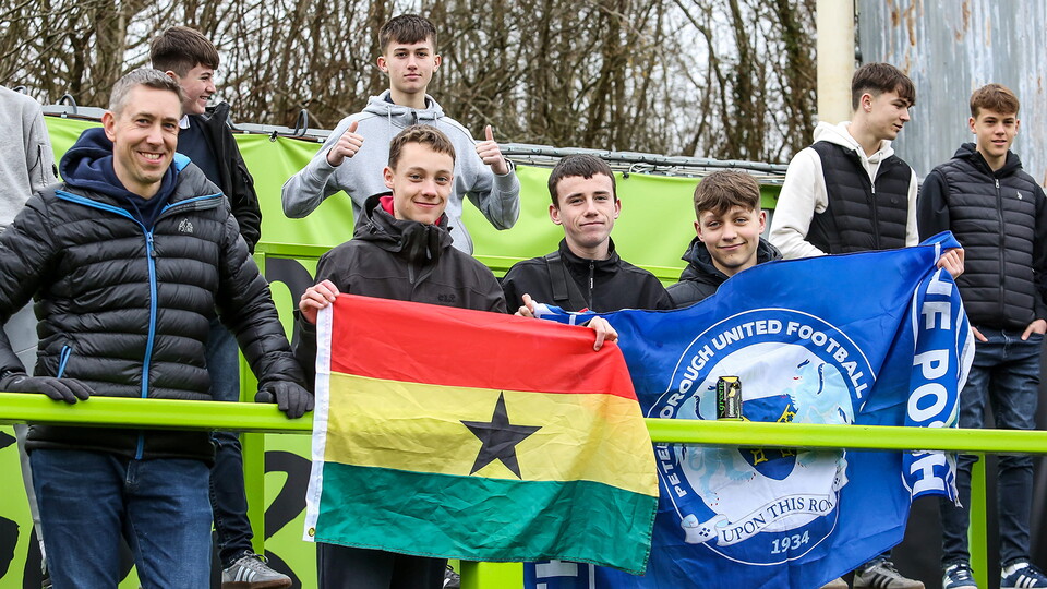 Posh Fans at Forest Green Rovers