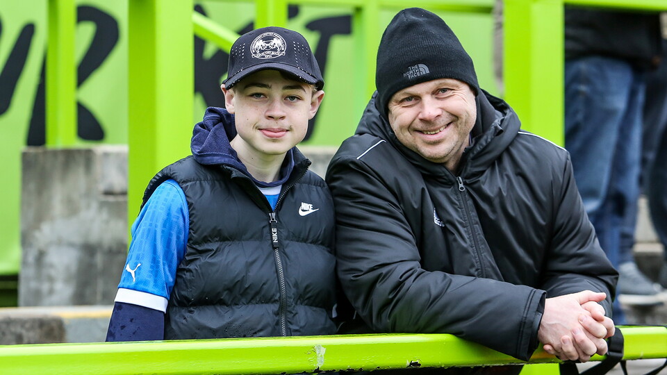 Posh Fans at Forest Green Rovers