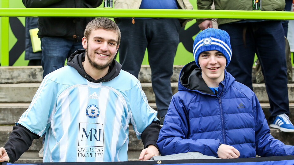 Posh Fans at Forest Green Rovers