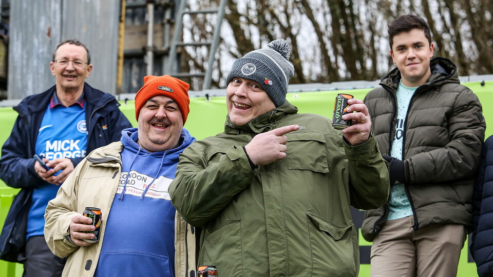 Posh Fans at Forest Green Rovers