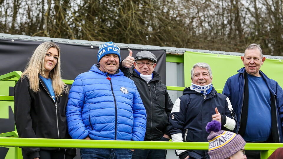 Posh Fans at Forest Green Rovers