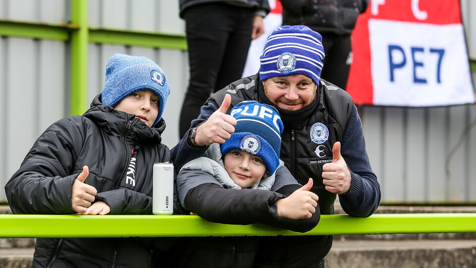 Posh Fans at Forest Green Rovers