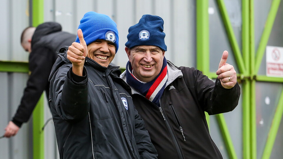 Posh Fans at Forest Green Rovers