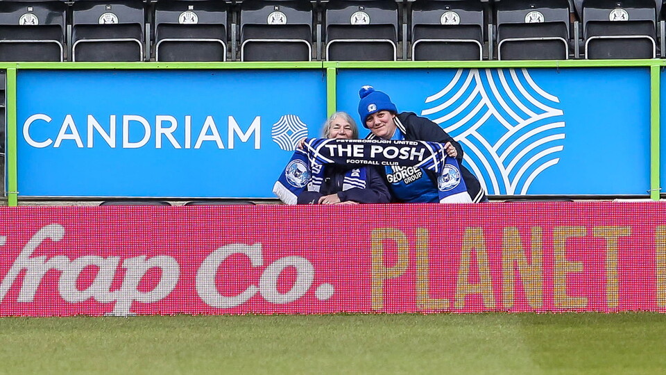 Posh Fans at Forest Green Rovers