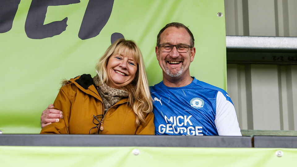 Posh Fans at Forest Green Rovers