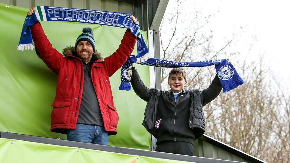 Posh Fans at Forest Green Rovers