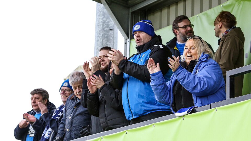 Posh Fans at Forest Green Rovers