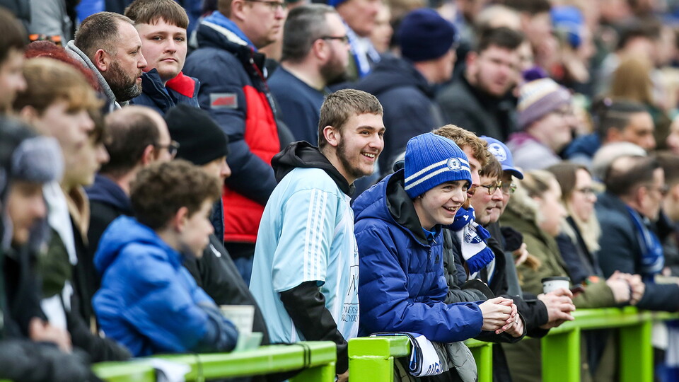 Posh Fans at Forest Green Rovers