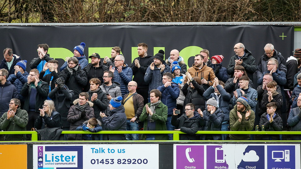 Posh Fans at Forest Green Rovers