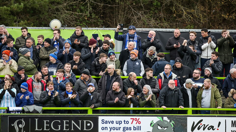 Posh Fans at Forest Green Rovers