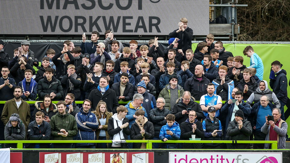Posh Fans at Forest Green Rovers