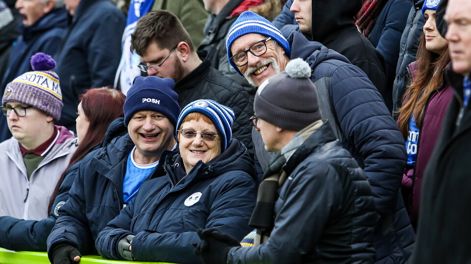 Posh Fans at Forest Green Rovers