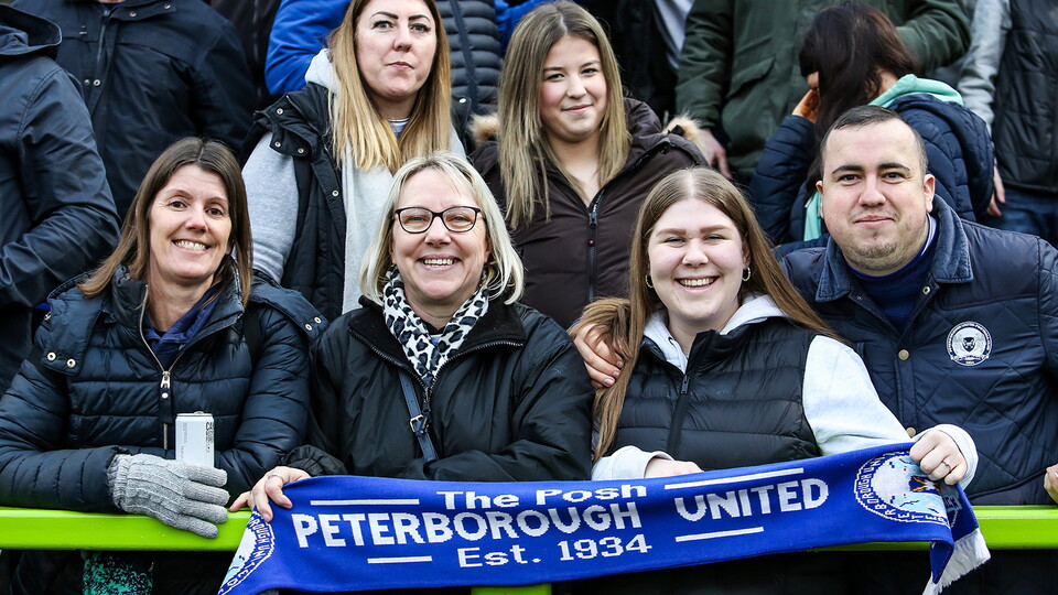 Posh Fans at Forest Green Rovers