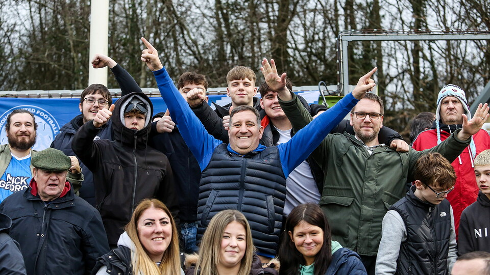 Posh Fans at Forest Green Rovers