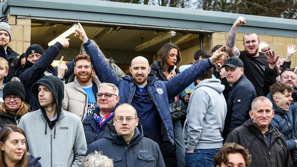 Posh Fans at Forest Green Rovers