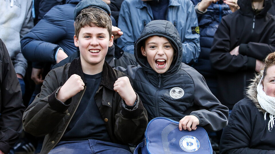 Posh Fans at Forest Green Rovers