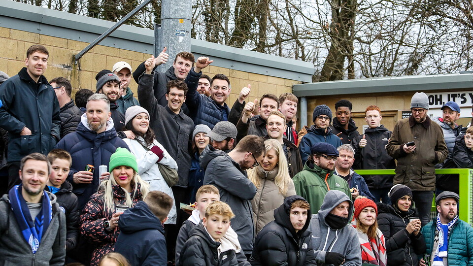 Posh Fans at Forest Green Rovers