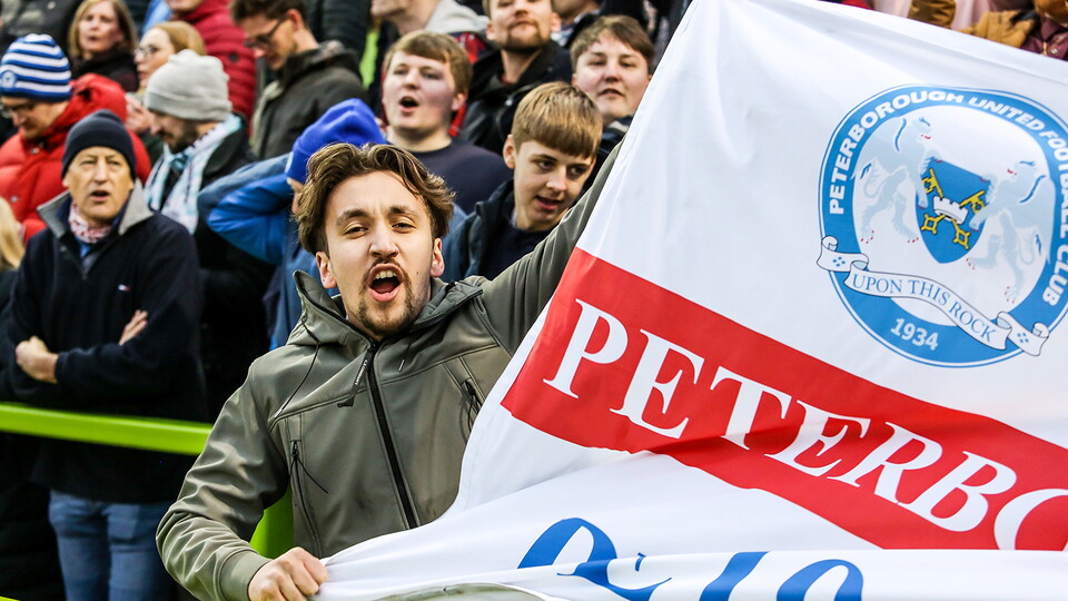 Posh Fans at Forest Green Rovers