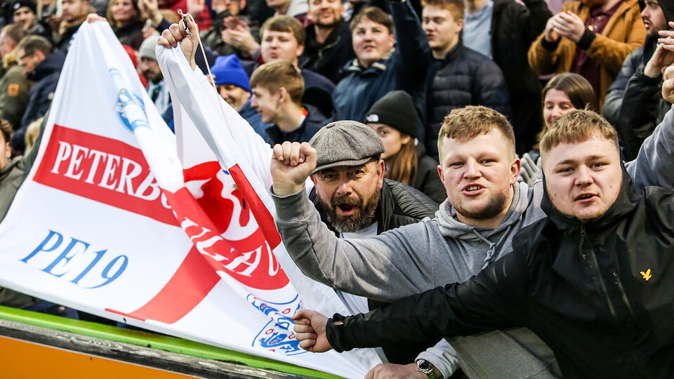 Posh Fans at Forest Green Rovers