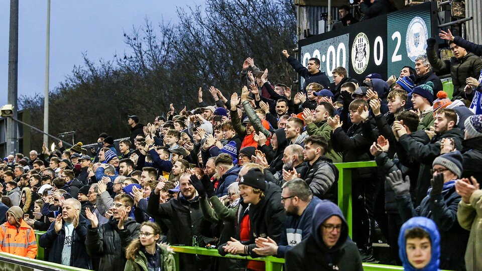 Posh Fans at Forest Green Rovers