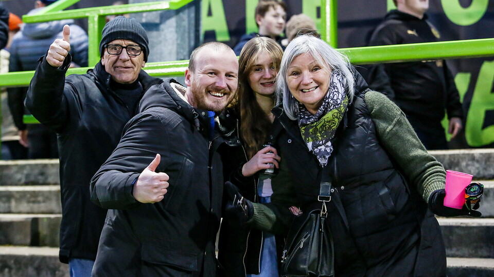 Posh Fans at Forest Green Rovers