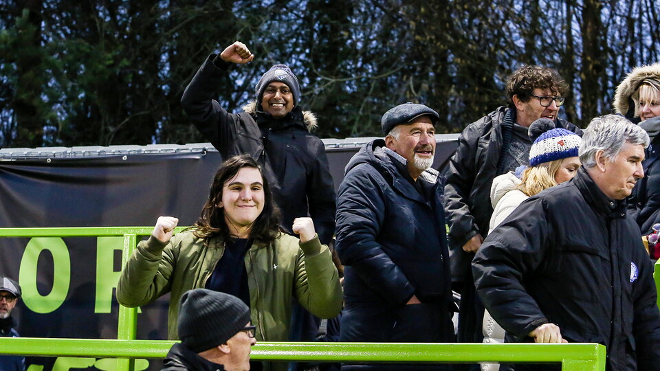 Posh Fans at Forest Green Rovers