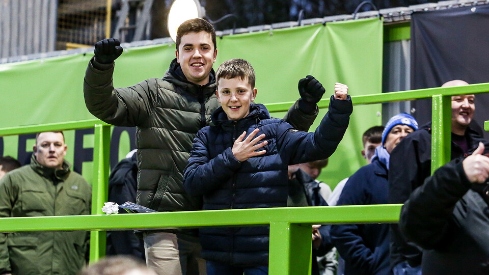 Posh Fans at Forest Green Rovers