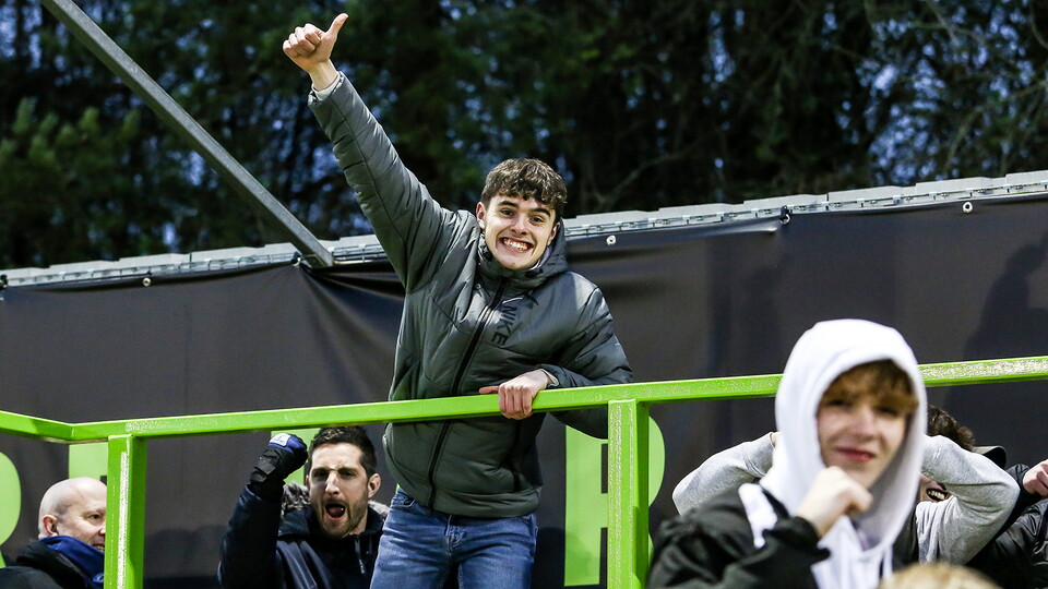 Posh Fans at Forest Green Rovers