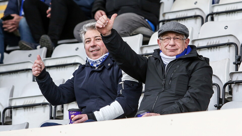 Posh Fans at Morecambe