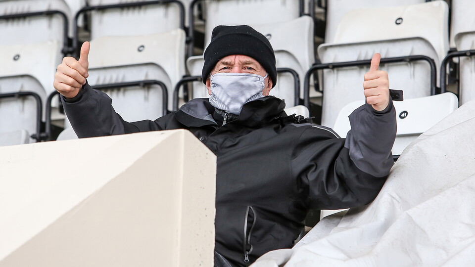 Posh Fans at Morecambe