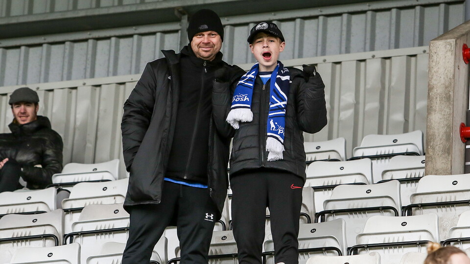 Posh Fans at Morecambe