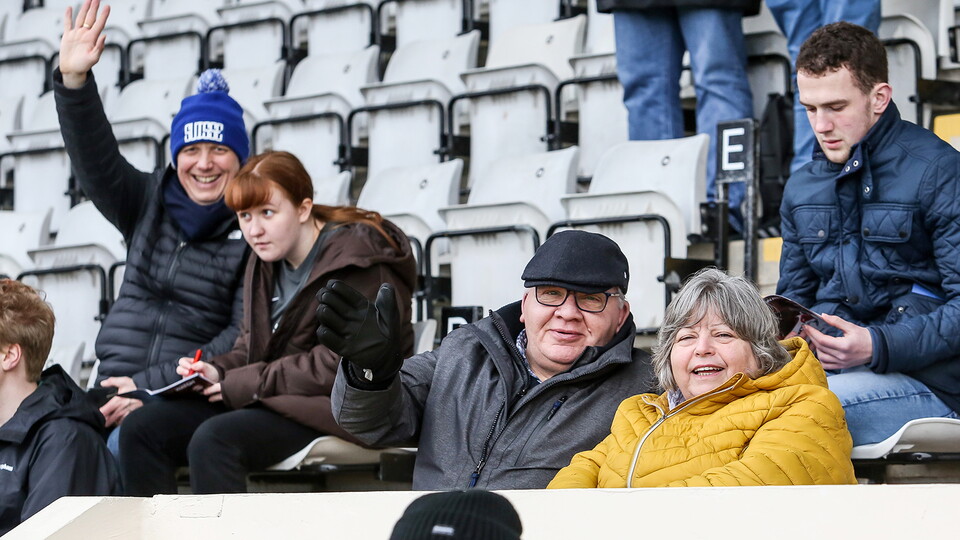 Posh Fans at Morecambe