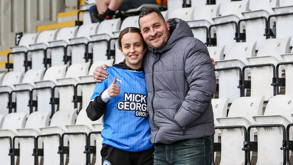 Posh Fans at Morecambe